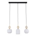 Lampa wisząca na listwie ze szklanymi, ryflowanymi kloszami 11591 TK Lighting