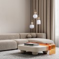 Lampa wisząca na okrągłej rozecie ze szklanymi białymi kloszami 11592 TK Lighting