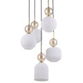 Elegancka lampa z 5 wiszącymi kloszami 5XE14 11593 TK Lighting