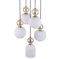 Elegancka lampa z 5 wiszącymi kloszami 5XE14 11593 TK Lighting