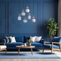 Lampa wisząca z 6 szklanymi, ryflowanymi białymi kloszami 11594 TK Lighting