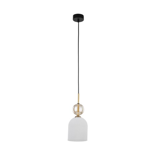 Pojedynczy szklany zwis nad stół, gwint 1XE14 11020 TK Lighting