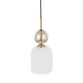 Pojedynczy szklany zwis nad stół, gwint 1XE14 11020 TK Lighting