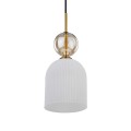 Pojedynczy szklany zwis nad stół, gwint 1XE14 11020 TK Lighting