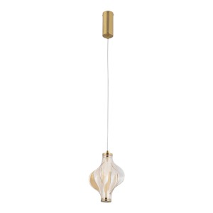 Lampa wisząca ze szklanym kloszem o nieregularnym kształcie 18212 TK Lighting