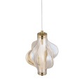 Lampa wisząca ze szklanym kloszem o nieregularnym kształcie 18212 TK Lighting