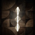 Nowoczesna lampa wisząca LED 22W, bursztynowy klosz 18214 TK Lighting