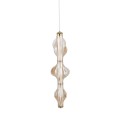 Nowoczesna lampa wisząca LED 22W, bursztynowy klosz 18214 TK Lighting