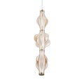 Nowoczesna lampa wisząca LED 22W, bursztynowy klosz 18214 TK Lighting