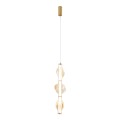 Nowoczesna lampa wisząca LED 22W, bursztynowy klosz 18214 TK Lighting