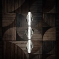 Lampa wisząca designerska LED 22W, szklany grafitowy klosz 18215 TK Lighting