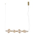 Lampa wisząca ze szklanym, poziomym kloszem nad stół LED 30W 18216 TK Lighting