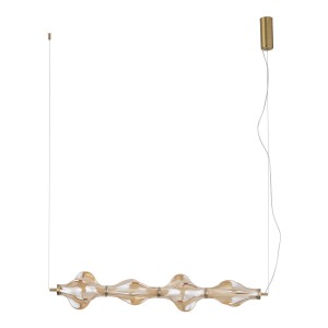 Lampa wisząca ze szklanym, poziomym kloszem nad stół LED 30W 18216 TK Lighting