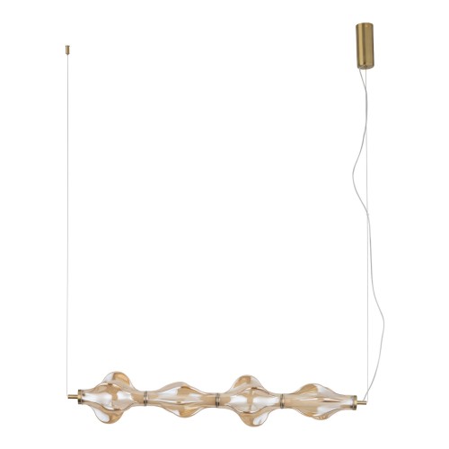Lampa wisząca ze szklanym, poziomym kloszem nad stół LED 30W 18216 TK Lighting