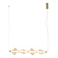 Lampa wisząca ze szklanym, poziomym kloszem nad stół LED 30W 18216 TK Lighting