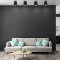 Oprawa natynkowa spot czarny okrągła tuba ORION BLACK 3239 TK Lighting