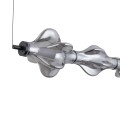 Lampa wisząca ze szklanym, grafitowym kloszem nad stół LED 30W 18217 TK Lighting