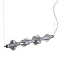 Lampa wisząca ze szklanym, grafitowym kloszem nad stół LED 30W 18217 TK Lighting