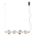 Lampa wisząca ze szklanym, grafitowym kloszem nad stół LED 30W 18217 TK Lighting