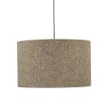 Lampa wisząca VELLUM gwint E27 moc 15W styl glamour klosz tkanina | czarny 10752 TK lighting