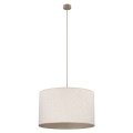 Lampa wisząca VELLUM gwint E27 moc 15W styl glamour klosz tkanina | sabia 10753 TK lighting