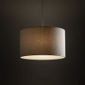 Lampa wisząca VELLUM gwint E27 moc 15W styl glamour klosz tkanina | sabia 10753 TK lighting