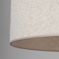 Lampa wisząca VELLUM gwint E27 moc 15W styl glamour klosz tkanina | sabia 10753 TK lighting
