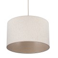 Lampa wisząca VELLUM gwint E27 moc 15W styl glamour klosz tkanina | sabia 10753 TK lighting