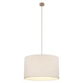 Lampa wisząca VELLUM gwint E27 moc 15W styl glamour klosz tkanina | sabia 10753 TK lighting