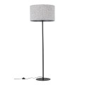 Lampa podłogowa VELLUM gwint E27 moc 15W styl glamour klosz tkanina | czarny 16166 TK lighting