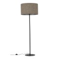 Lampa podłogowa VELLUM gwint E27 moc 15W styl glamour klosz tkanina | czarny 16167 TK lighting