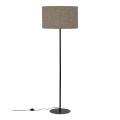 Lampa podłogowa VELLUM gwint E27 moc 15W styl glamour klosz tkanina | czarny 16167 TK lighting