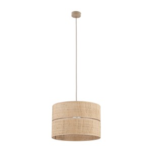 Lampa wisząca z kloszem z rafii, kolor słomkowy 1xE27 11601 TK Lighting