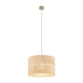 Lampa wisząca z kloszem z rafii, kolor słomkowy 1xE27 11601 TK Lighting