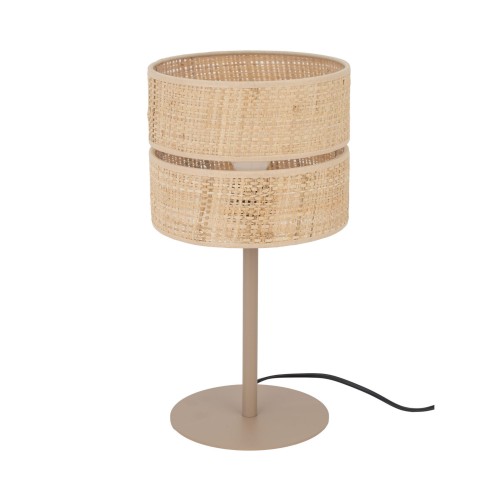 Lampka nocna ze słomkowym kloszem z rafii 16178 TK Lighting