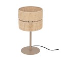Lampka nocna ze słomkowym kloszem z rafii 16178 TK Lighting