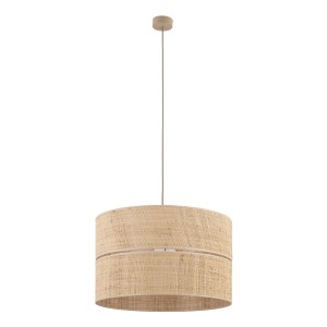 Lampa wisząca w stylu boho, ze słomkowym kloszem z rafii 11602 TK Lighting