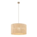 Lampa wisząca w stylu boho, ze słomkowym kloszem z rafii 11602 TK Lighting