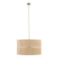 Lampa wisząca w stylu boho, ze słomkowym kloszem z rafii 11602 TK Lighting