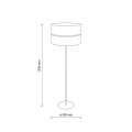 CALMA LAMPA PODŁOGOWA 1XE27 16181 TK Lighting