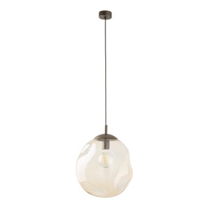 Lampa wisząca LAVA gwint E27 moc 15W styl nowoczesny szklany klosz | brąz 11324 TK lighting