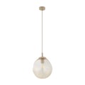 Nowoczesna lampa wisząca dojadalni, szklany klosz, 1xE27 11327 TK Lighting