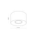 Lampa natynkowa spot tubka brązowa downlight gwint GU10 11340 TK Lighting