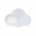 Biały kinkiet w kształcie chmurki z jednym kloszem 1xG9 11267 TK Lighting