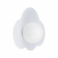 Biały kinkiet w kształcie chmurki z jednym kloszem 1xG9 11267 TK Lighting