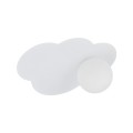 Biały kinkiet w kształcie chmurki z jednym kloszem 1xG9 11267 TK Lighting