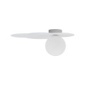 Biały kinkiet w kształcie chmurki z jednym kloszem 1xG9 11267 TK Lighting