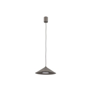 Brązowa lampa wisząca nad stół, klosz stożek 1XGX53 11269 TK Lighting