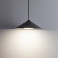 Brązowa lampa wisząca nad stół, klosz stożek 1XGX53 11269 TK Lighting