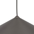 Brązowa lampa wisząca nad stół, 40cm klosz stożek 1XGX53 11271 TK Lighting